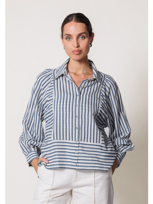 Isadora Blouse - Blue Multi Isadora Blouse - Blue Multi